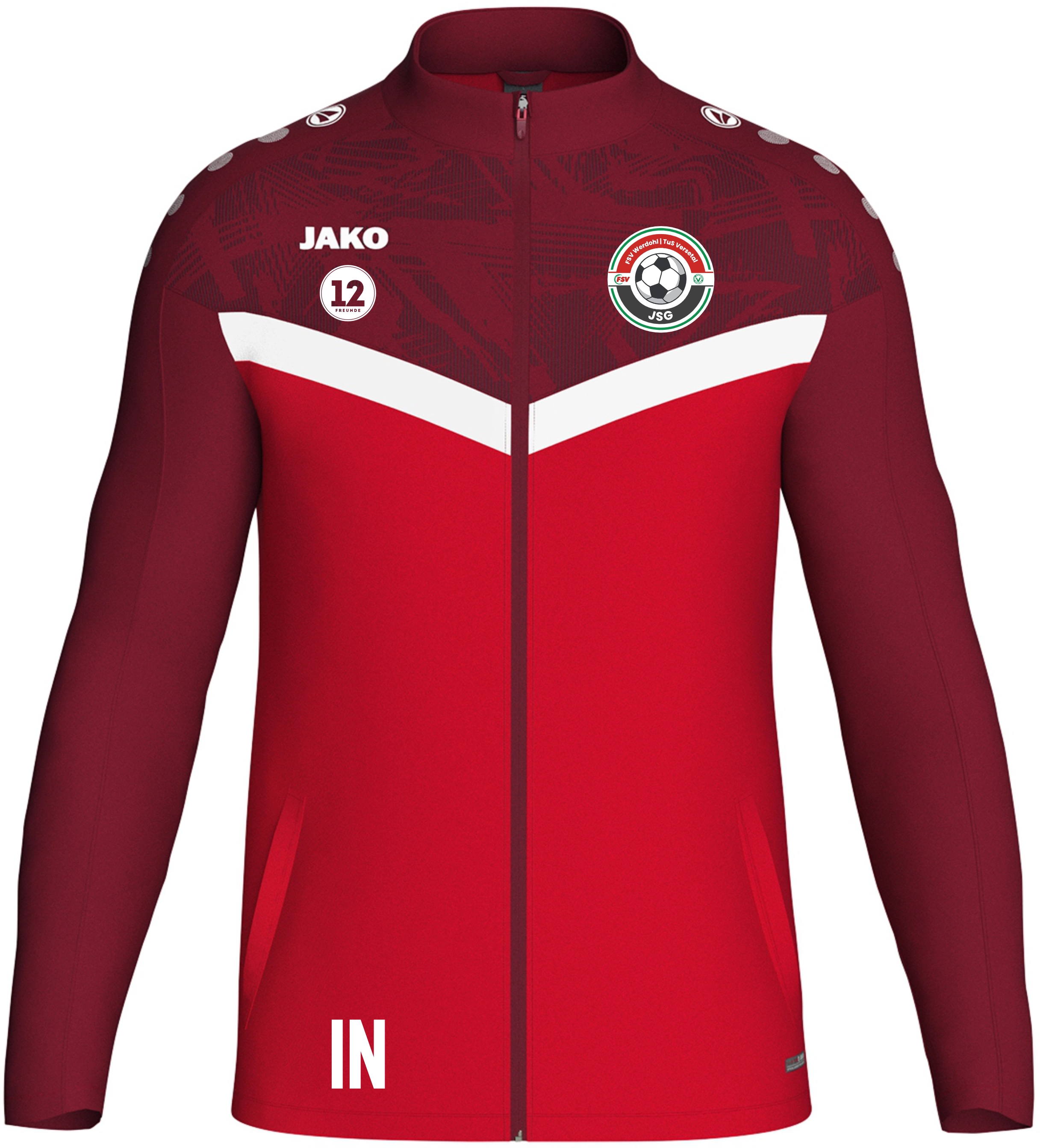 Polyesterjacke Iconic mit Logo Inis und Sponsor  Kopie