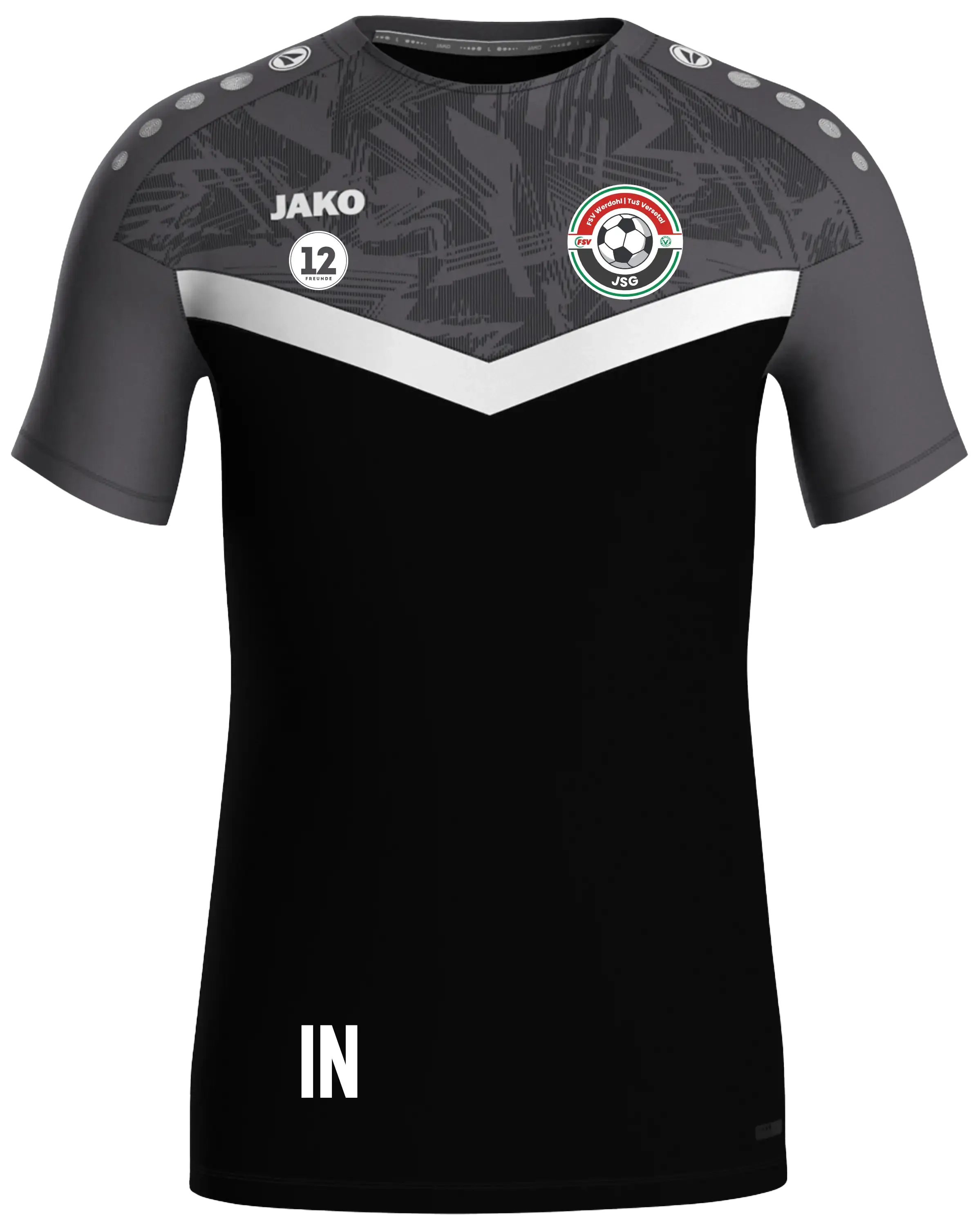Jako T-Shirt Iconic mit Logo Inis und Sponsor
