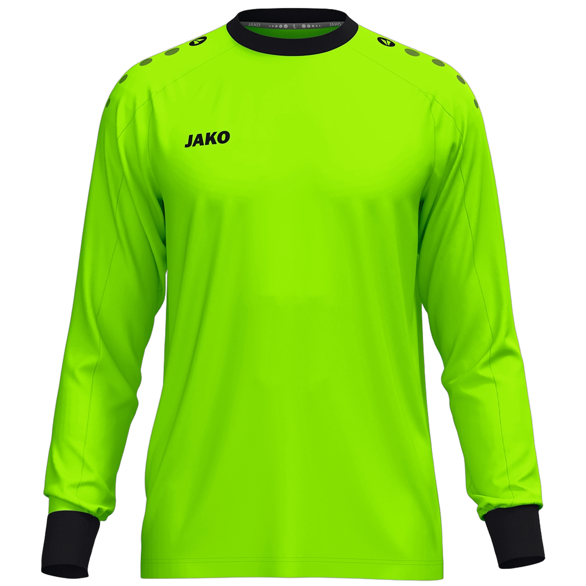 JAKO Torwart Trikot One - Neongrün / L (Mit Sponsor)